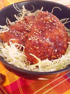 自慢の♡キャベツたっぷりソースカツ丼♡-レシピのメイン写真