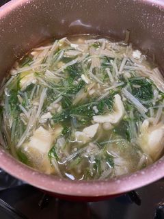豆腐と水菜のとろっと生姜スープ-レシピのメイン写真