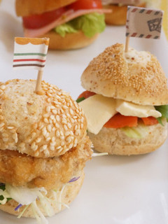 ミニバーガースライダー&ハートバーガー-レシピのメイン写真