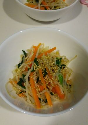 《常備菜》調味料は３つ！簡単もやしナムル-レシピのメイン写真