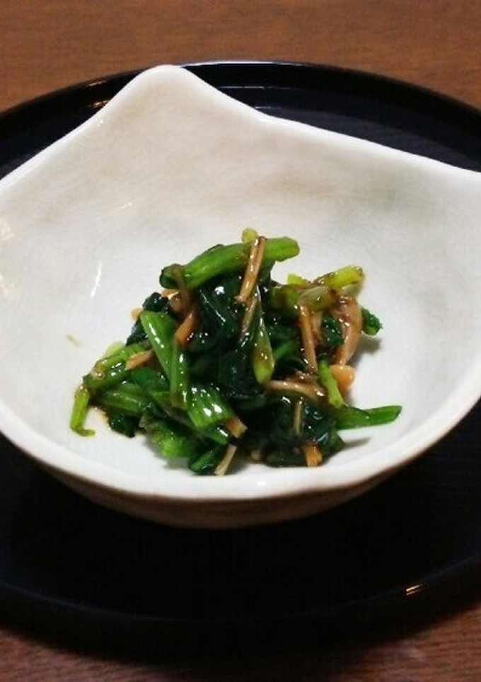 簡単★ほうれん草となめ茸の磯和え-レシピのメイン写真