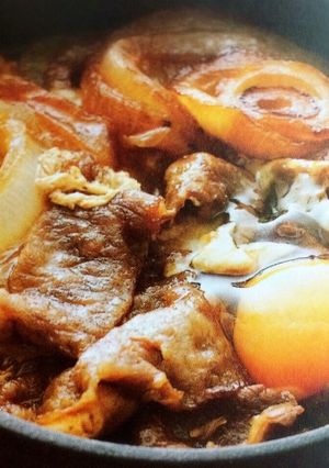 簡単♫豚こまと玉ねぎのすき焼き風-レシピのメイン写真