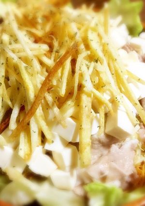 ボリューム満点 ダブル食感のパリ②サラダ-レシピのメイン写真