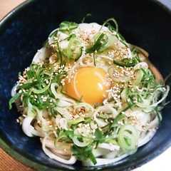 รูปของ 簡単釜玉うどん♪