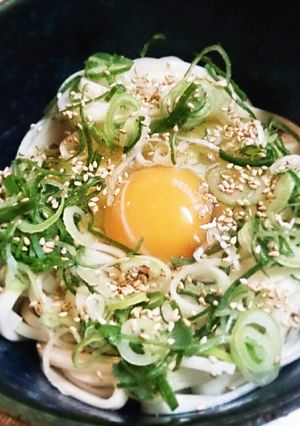 簡単釜玉うどん♪-レシピのメイン写真