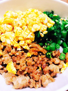 簡単! 3色そぼろ丼☆-レシピのメイン写真