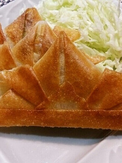 簡単春巻き☆兜で子供の日バージョン☆-レシピのメイン写真