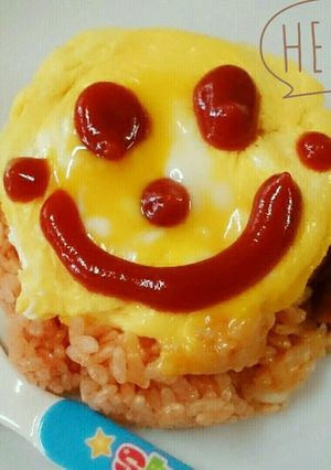 火を使わない‼レンジで簡単＊オムライス＊-レシピのメイン写真