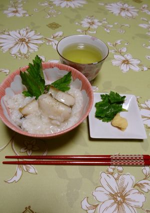 あわび粥（昆布だし）-レシピのメイン写真