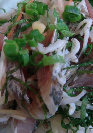 ☆叩いて混ぜるだけ～鯵どん☆-レシピのメイン写真