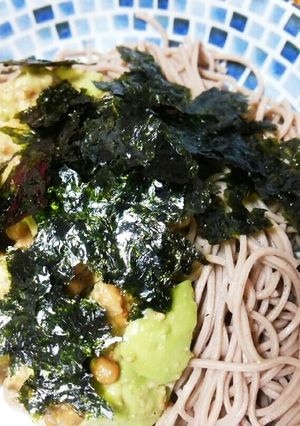 簡単アボカド納豆そば-レシピのメイン写真