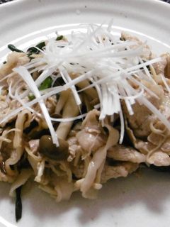豚しゃぶ肉とニラのさっぱり和え-レシピのメイン写真