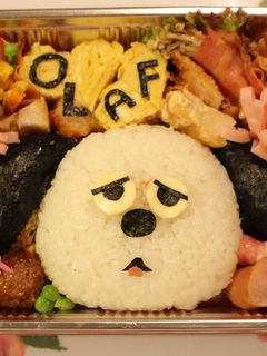 オラフ スヌーピー キャラ弁-レシピのメイン写真