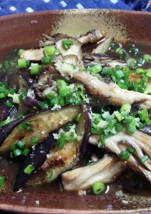 さっぱり角煮のタレで＊旨味なす焼き-レシピのメイン写真