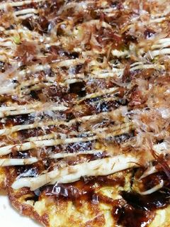 簡単!キャベツともやしのお好み焼き-レシピのメイン写真