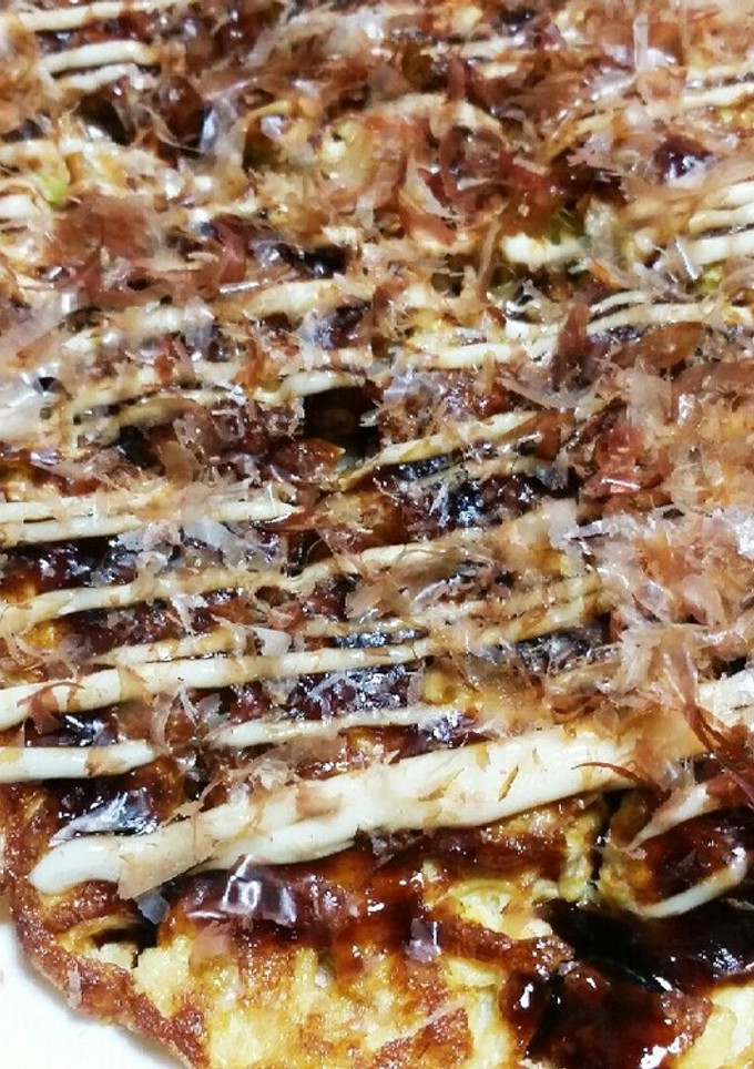 簡単！キャベツともやしのお好み焼き-レシピのメイン写真