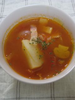 トマトごろごろスープ-レシピのメイン写真