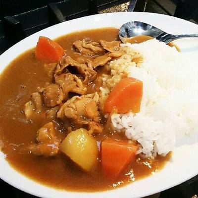 グリコ　ワンタッチカレーで昭和のカレー