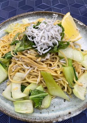 しらすとチンゲン菜のエスニック焼きそば-レシピのメイン写真