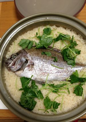 鯛めしを土鍋で簡単に!-レシピのメイン写真