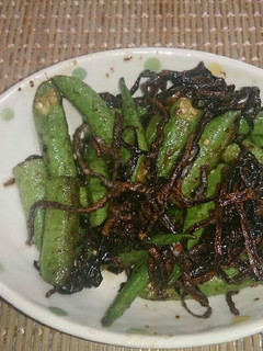 オクラの塩昆布炒め-レシピのメイン写真