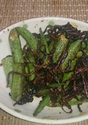 オクラの塩昆布炒め-レシピのメイン写真