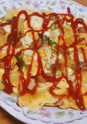 簡単時短スパニッシュオムレツ風ϋ♡-レシピのメイン写真