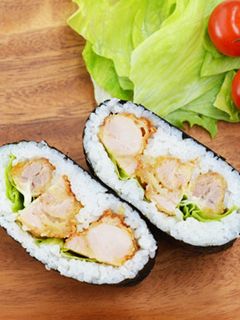 からあげマヨおにぎらず-レシピのメイン写真