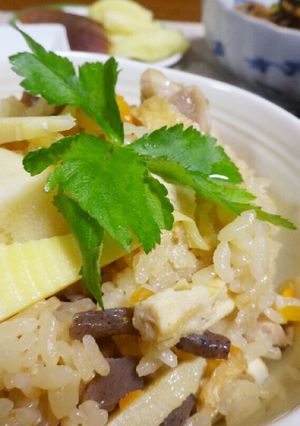 ★簡単で激ウマ♪鶏肉入り♡たけのこご飯♡-レシピのメイン写真