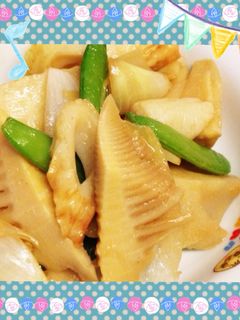 簡単♡筍と新玉ねぎのバター醤油炒め-レシピのメイン写真