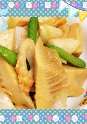 簡単♡筍と新玉ねぎのバター醤油炒め-レシピのメイン写真