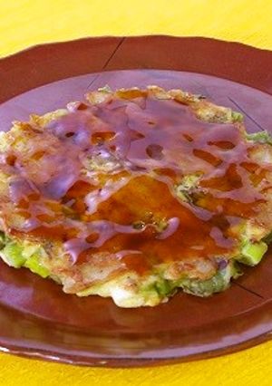 ソースが美味しい!ヘルシーねぎ焼き-レシピのメイン写真