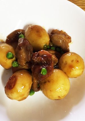 新じゃがいもと鶏肉のうま煮-レシピのメイン写真