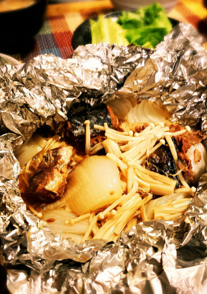 ほったらかし！新玉ねぎと鯖缶のホイル蒸し-レシピのメイン写真