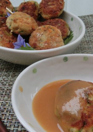味噌ダレでいただく♡鯖のつくね-レシピのメイン写真