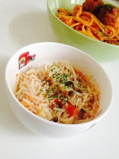 離乳食中期♪トマトスパゲティー-レシピのメイン写真