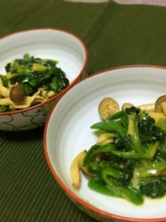 ほうれん草ときのこのチーズ炒め-レシピのメイン写真