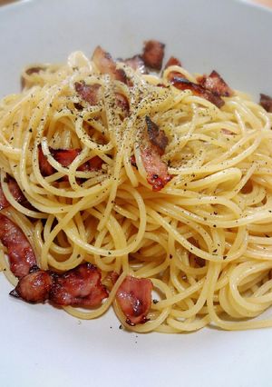 バター醤油のベーコンパスタ-レシピのメイン写真