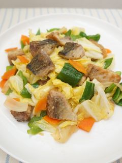 ふっくらサバの野菜炒め-レシピのメイン写真