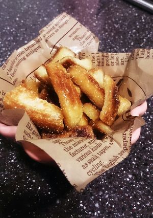 簡単♡パンの耳でカリカリおやつ♡-レシピのメイン写真
