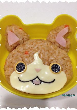キャラ弁♪ジバニャン弁当♪-レシピのメイン写真