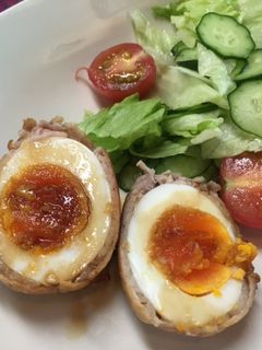 スコッチエッグみたい☆茹でたまご豚肉巻き-レシピのメイン写真