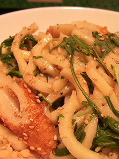 水菜とちくわのさっぱりうどん-レシピのメイン写真