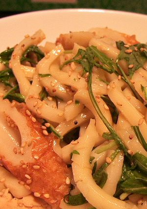 水菜とちくわのさっぱりうどん-レシピのメイン写真