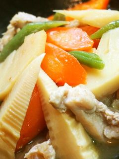 ♡タケノコと鶏肉の煮物(*^-^*)♡-レシピのメイン写真
