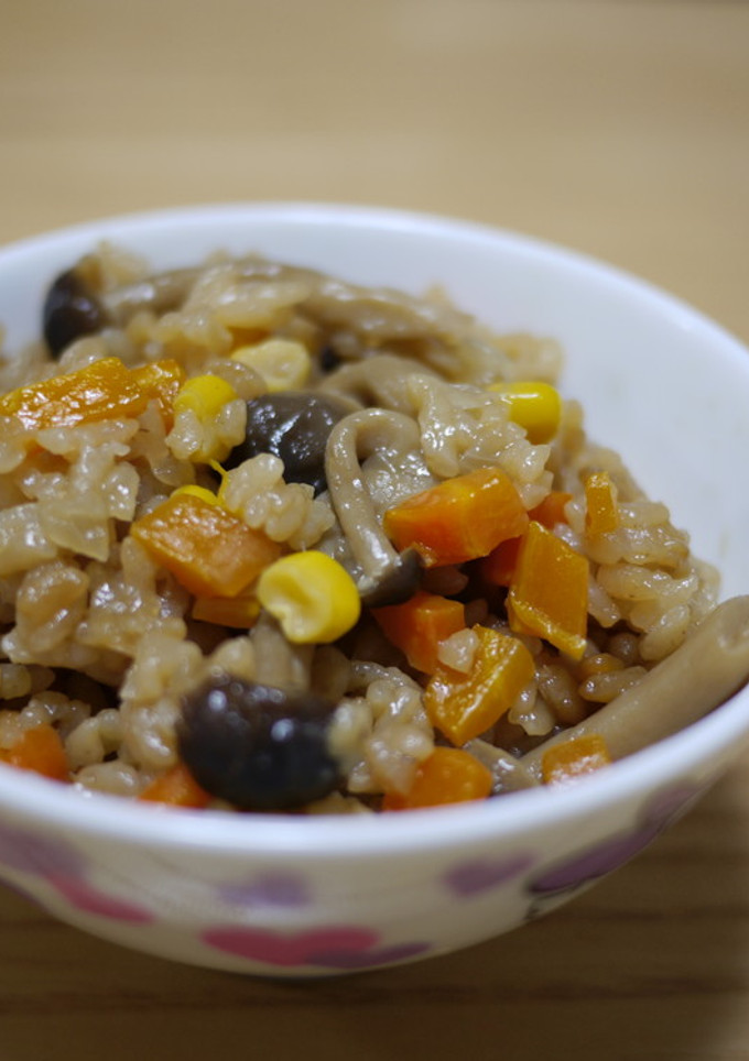 リメイク★炊飯器で角煮の煮汁炊き込みご飯-レシピのメイン写真