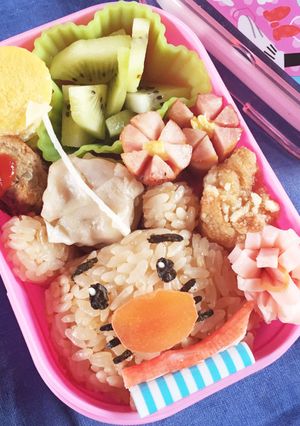 ふうせんいぬティニーのキャラ弁-レシピのメイン写真