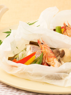 海鮮紙包み焼き-レシピのメイン写真