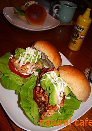 全粒粉入りアボガドバーガー。-レシピのメイン写真