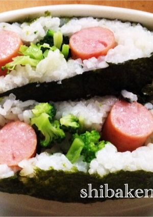 ベイマックス？！簡単酢飯おにぎらずお弁当-レシピのメイン写真